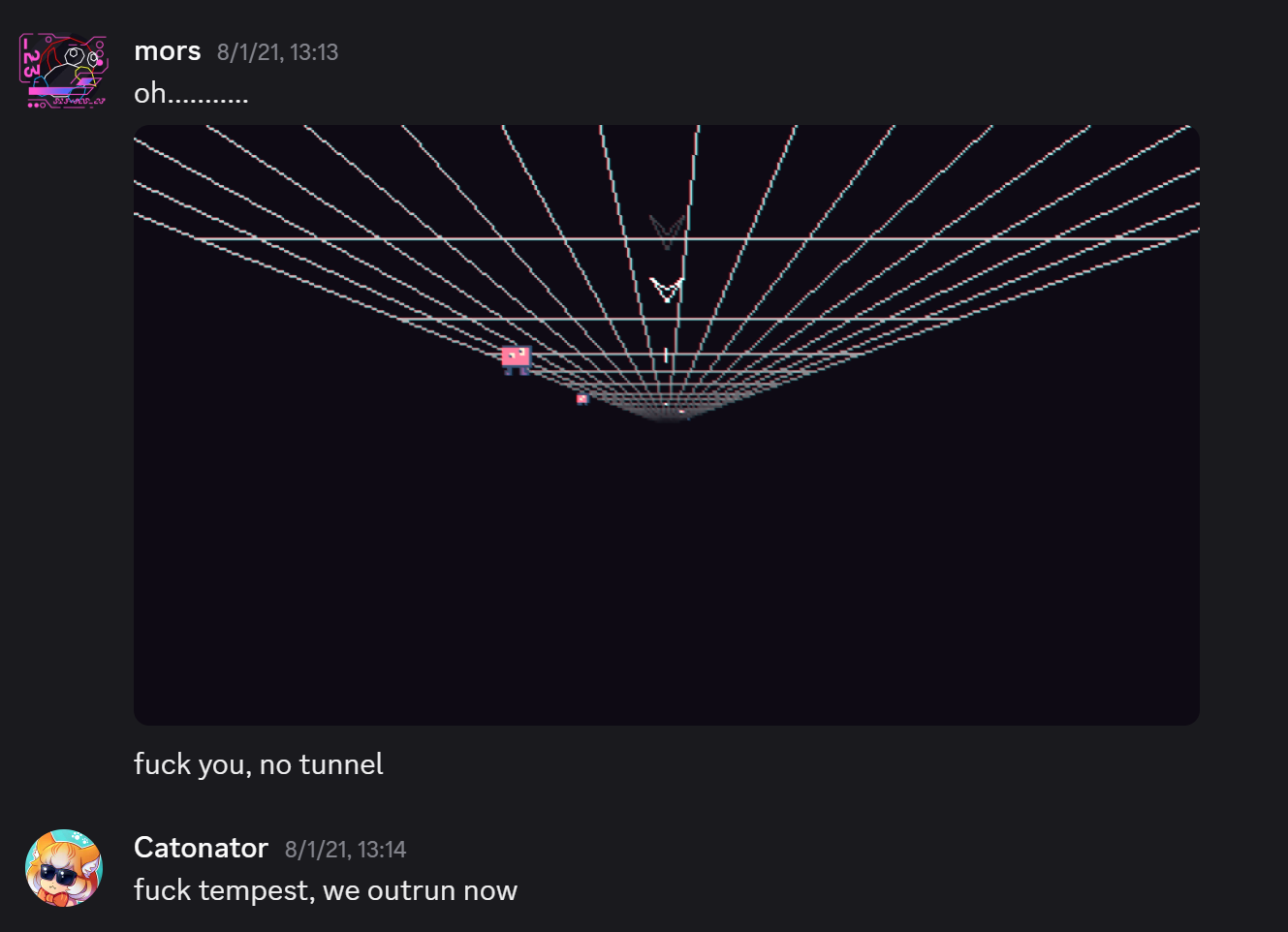 The game without the tunnel effect