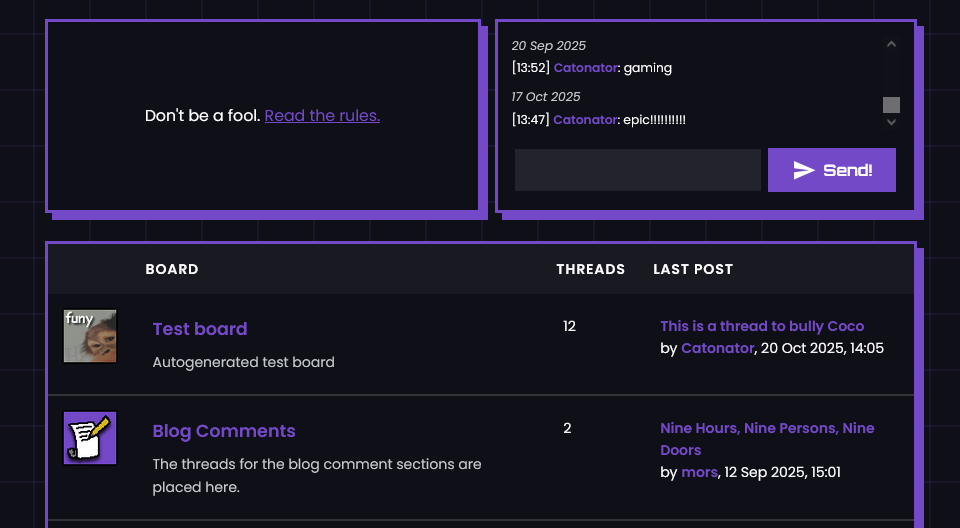 A screenshot of a thread