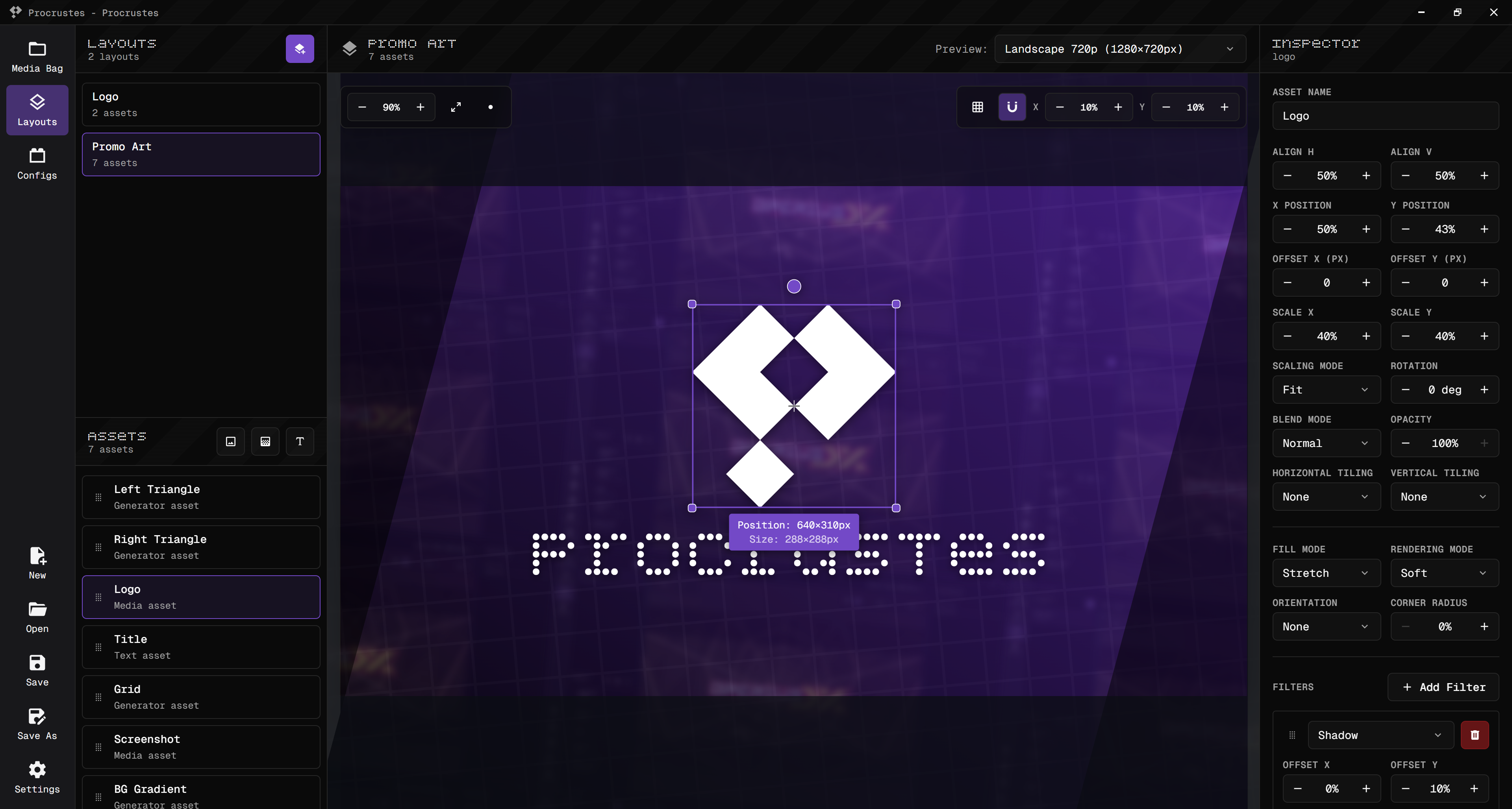 A screenshot of the app