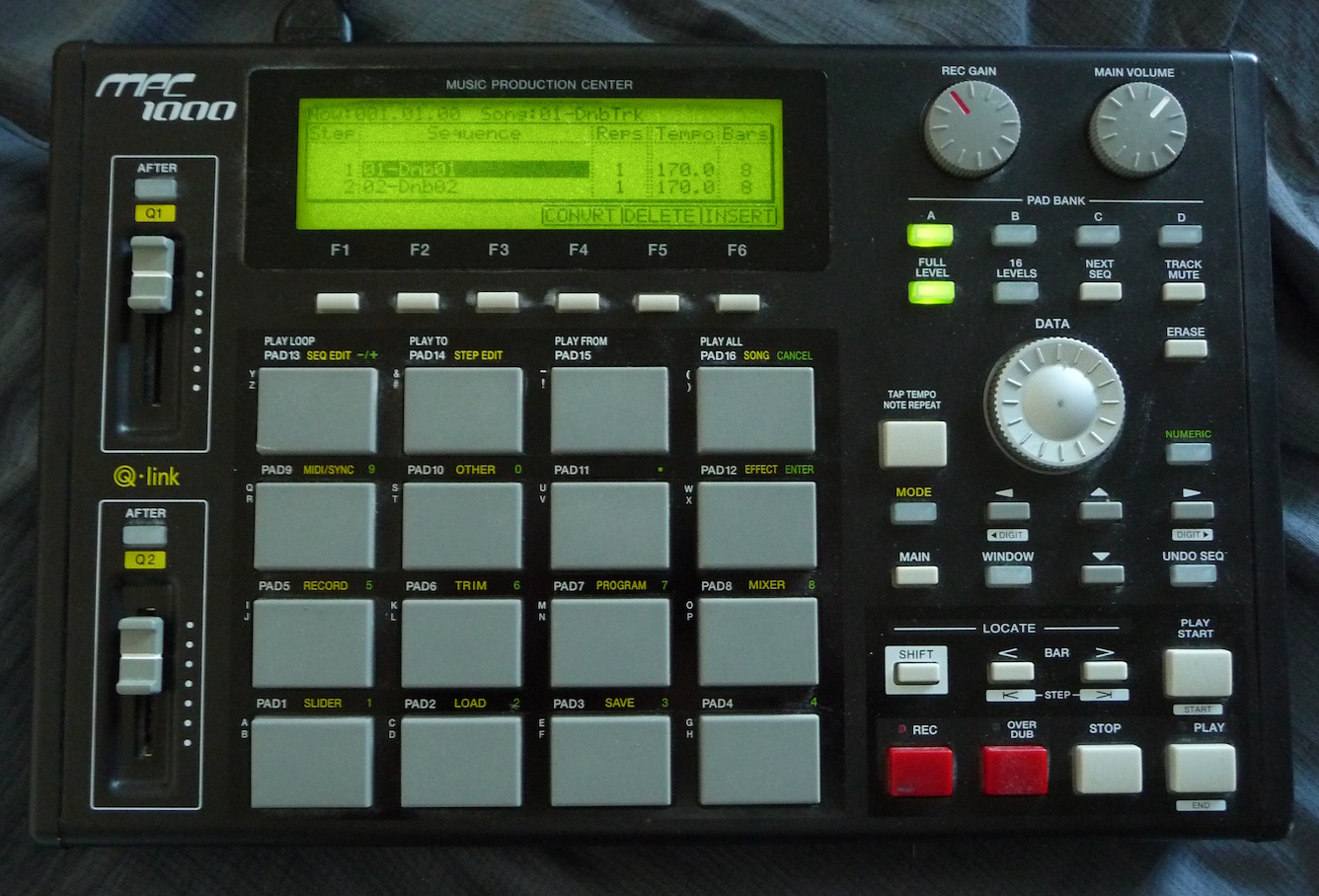 Some MPC song mode action